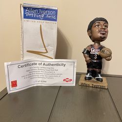2002 McDonald’s Limited Gold Edition Allen Iverson Bobblehead