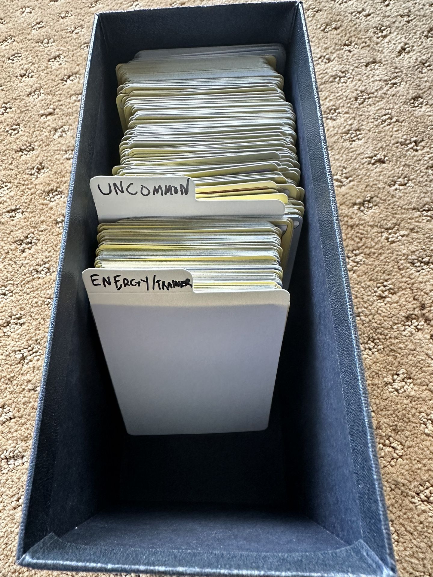 Box of Uncommon and Energy/Some Trainers Pokemon Cards