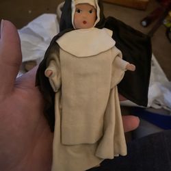 Rare Vintage Porcelain Catholic Doll