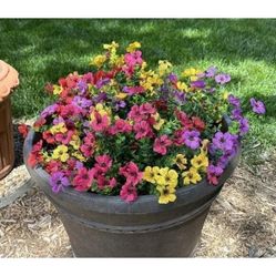 New Artificial Faux Plants Flowers Outdoor Spring Summer Decoration, 12 Bundles