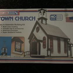 Life-Like Town Church Building Kit
