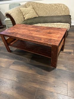 Pine coffee table