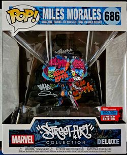 Funko Pop! Deluxe: Marvel-Miles Morales "STREET ART" 2020 NYCC Limited Edition🔥