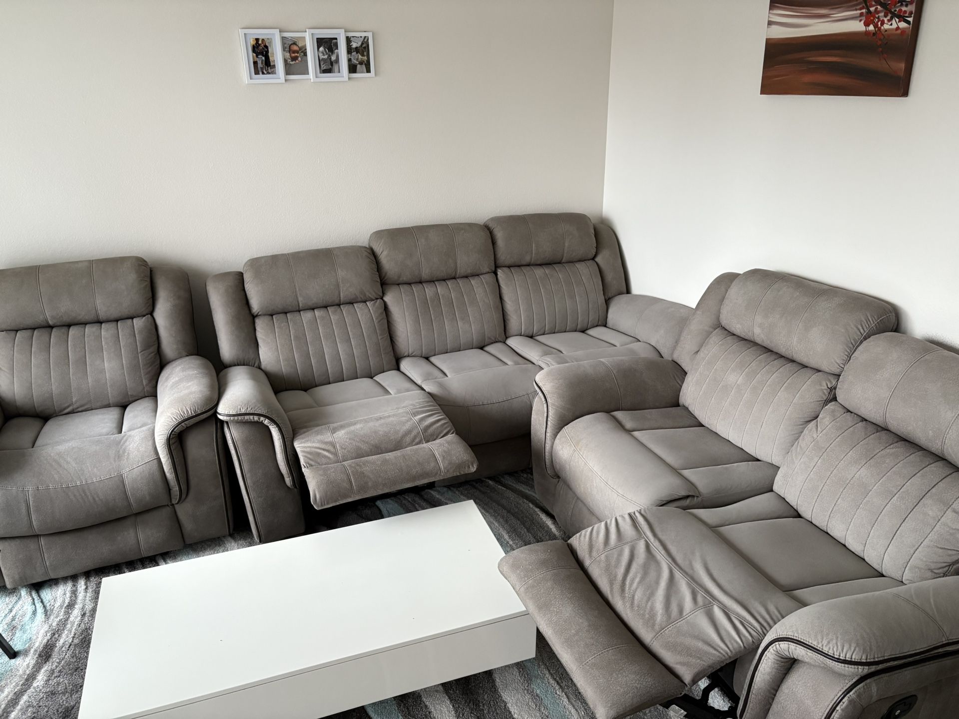 Living Room Recliner Set – 3 Pieces — $500 (OBO)