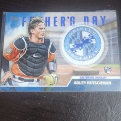 2023 Topps Series 2 Adley Rutschman Rookie Father’s Day Patch Orioles FD-AR ⚡️