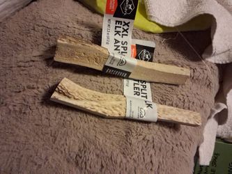 Nature's Dentley's XXL Split Elk Antler Dog Chews (2)
