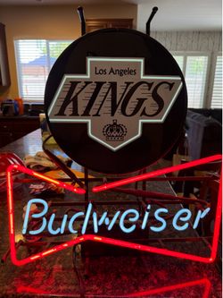 Los Angeles kings Budweiser neon sign