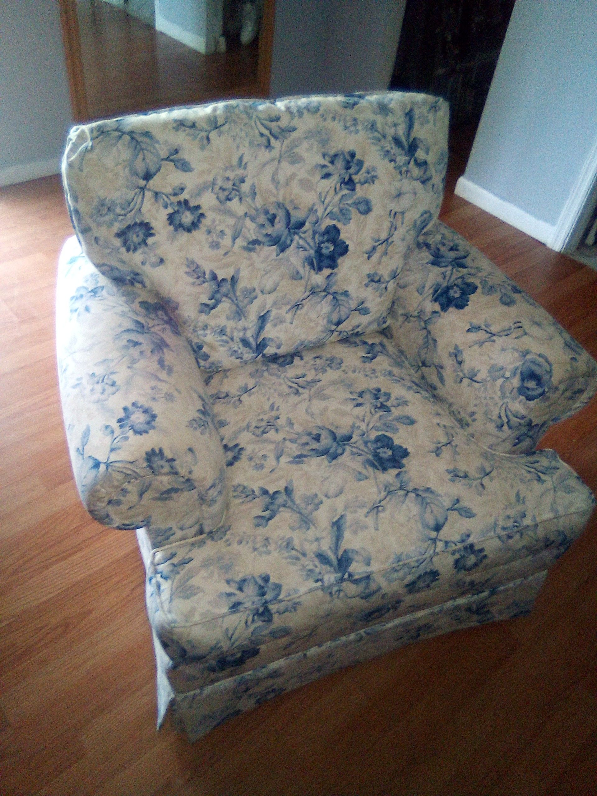 Robb & stucky floral armchair