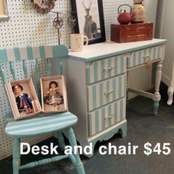 Desk And Chair 