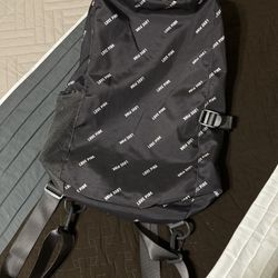 Grey Pink Backpack / Duffel Bag