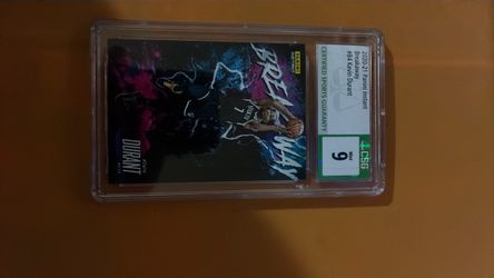 Kevin Durant 2020-21 Panini Instant Breakaway CSG 9