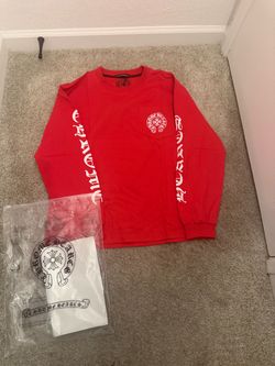 Chrome Hearts Red Long Sleeve T-Shirt