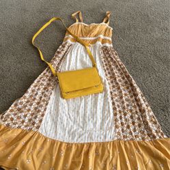 Aeropostale Milkmaid Dress paired with Purse