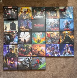 40 The Art of Marvel Studios Books & 8 Extras Books - Selling All Together