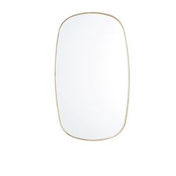 Gilded + Series 20-in W x 34-in H Oval Gold Polished Full Length Wall Mirror 