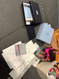 Prada empty boxes bags