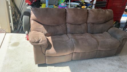 Two dual reclining couches ￼