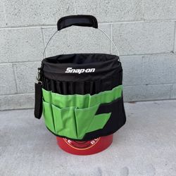 Snap On Tools 5 Gallon Bucket Caddy Tool Bag Storage Travel Case Snap-On Racing  Happy to answer any questions you may have!  World-wide shipping and 