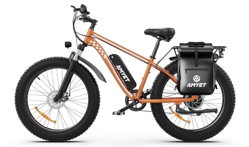 EB26 Electric Bike for Adults Peak 1500W Electric Bicycle 48V 15AH (720WH) Battery Electric Bike 26" Fat Tire Mountain 28mph 7 Speed Gears Ebike