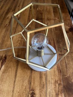 Gold-tone Lamp
