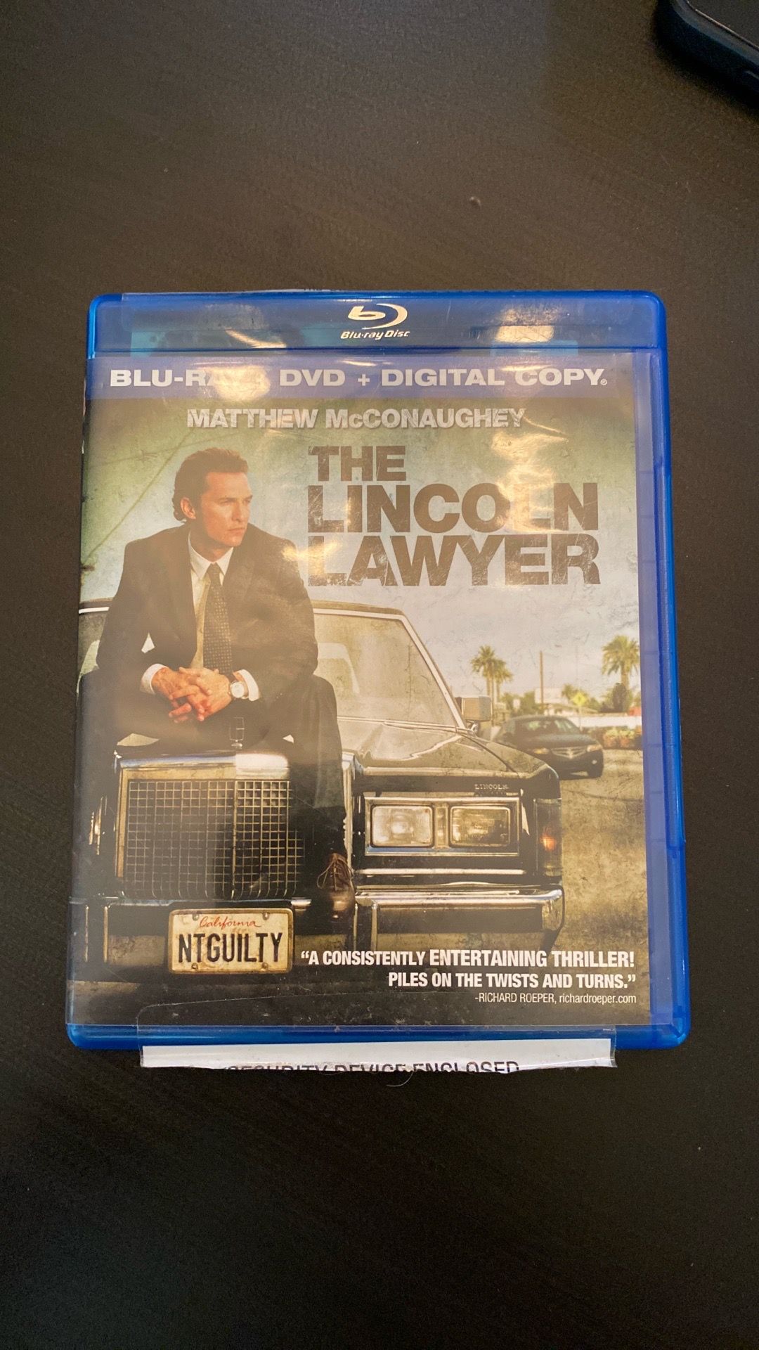 The Lincoln Lawyer Blu-ray + DVD