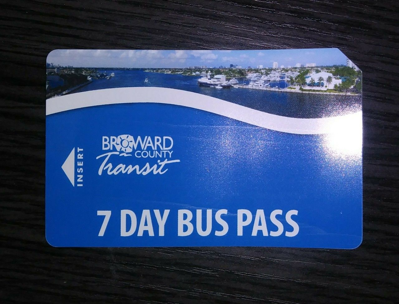 7 Days Pass Bus Transit Broward County,Florida