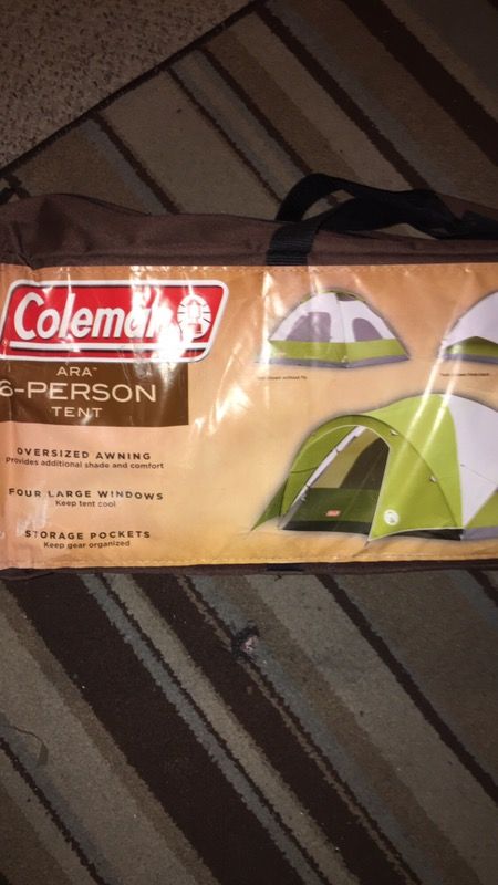 Coleman 6 person tent
