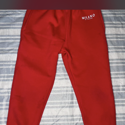 Red Milano sweatpants