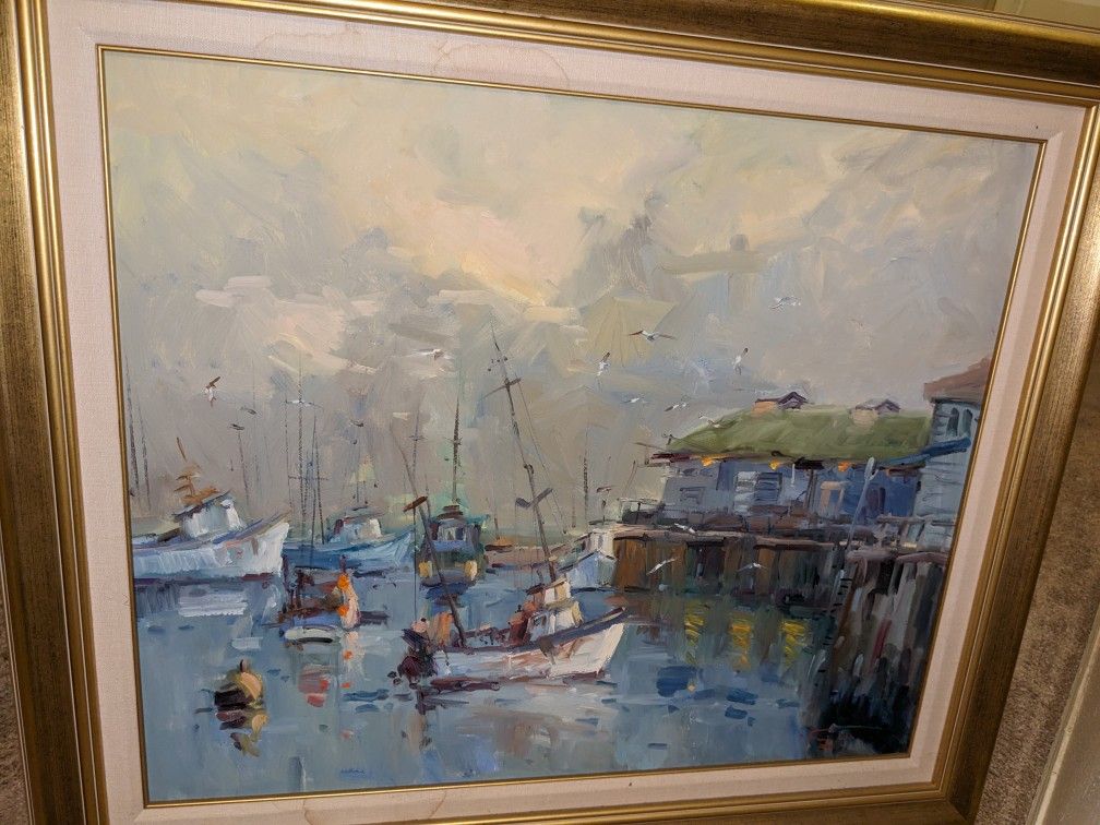 Original FINE ART GUIDO FRICK PAINTINGS