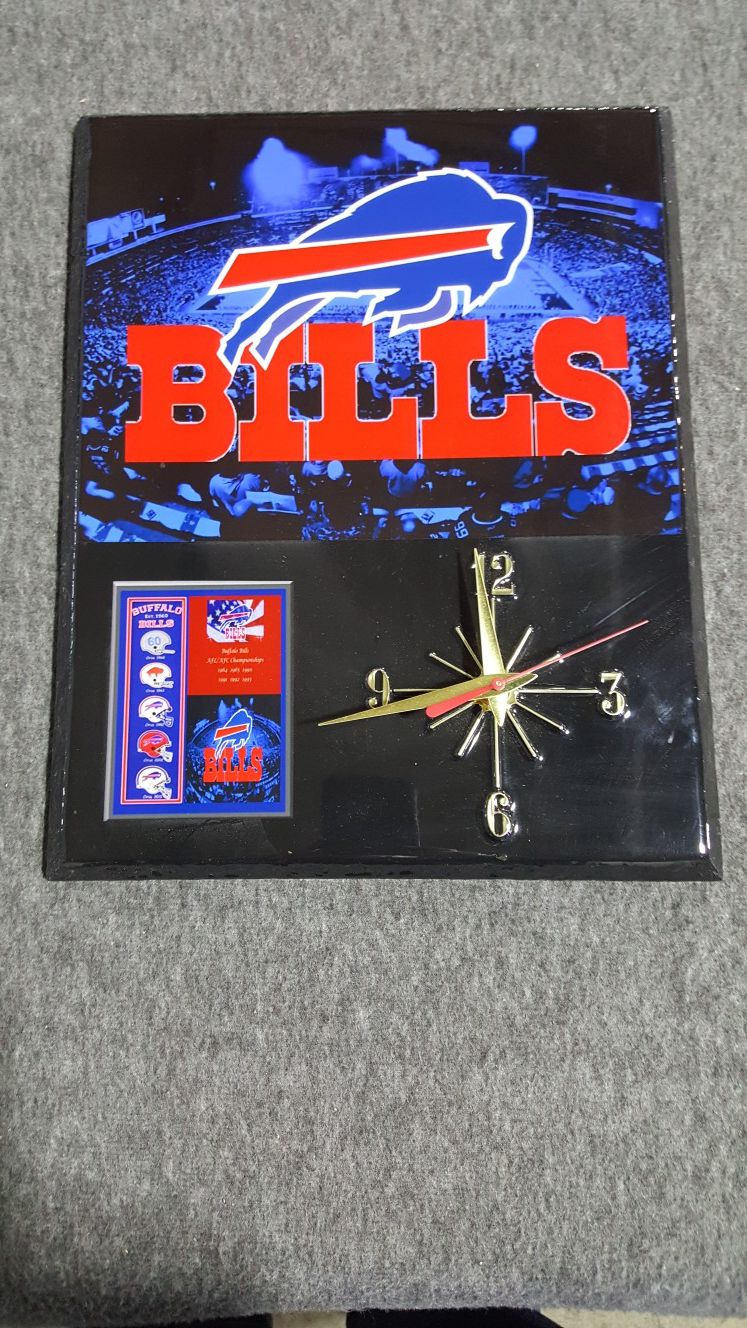 Buffalo Bills Clock