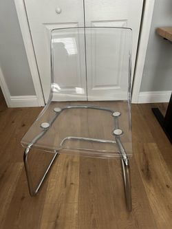 IKEA Tobias acrylic chair