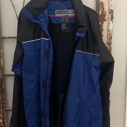 Men’s Rain Suit.  Top And Bottom.  Size Large