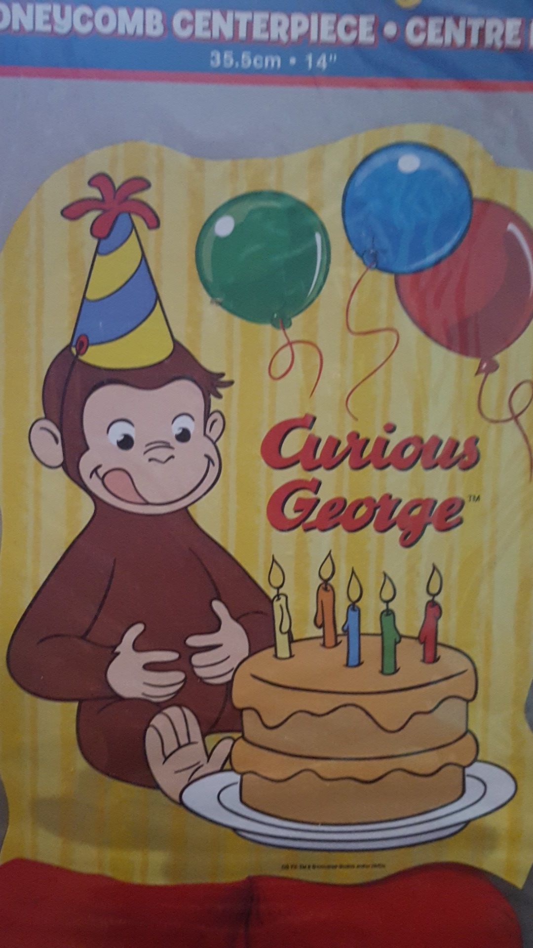 Curious George party supplies