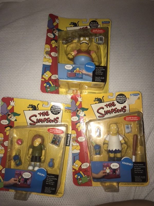 Simpson’s Voice Activation Toys ( Barney, Dolph, Kearney)