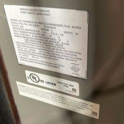 Ruud Commercial Series HVAC unit