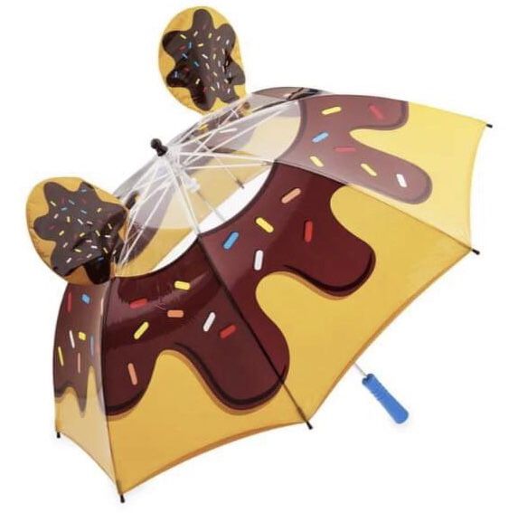 Disney Parks Mickey Mouse Ears Doughnut Pop Up Umbrella (Barely Used)