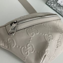 GUCCI GG Emboss Belt Bag  Fanny Pack