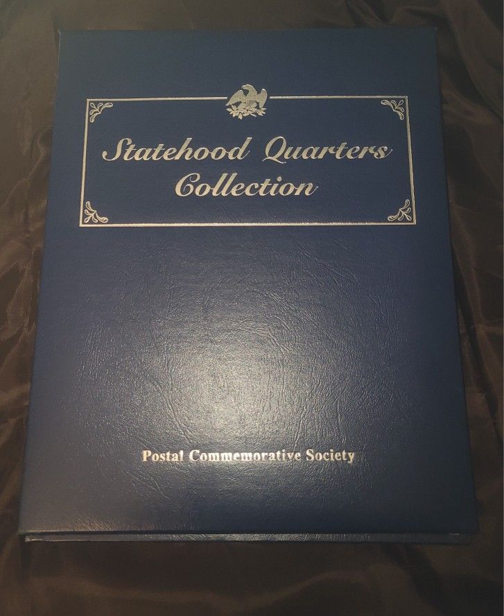 Statehood Quarter Collection Postal Commemorative Society + Sleeves -No Coins!!