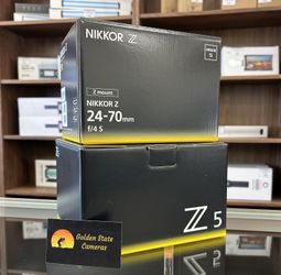 Nikon Z5 Mirrorless Camera with 24-70mm f/4 S  (NEW, 1 year warranty)