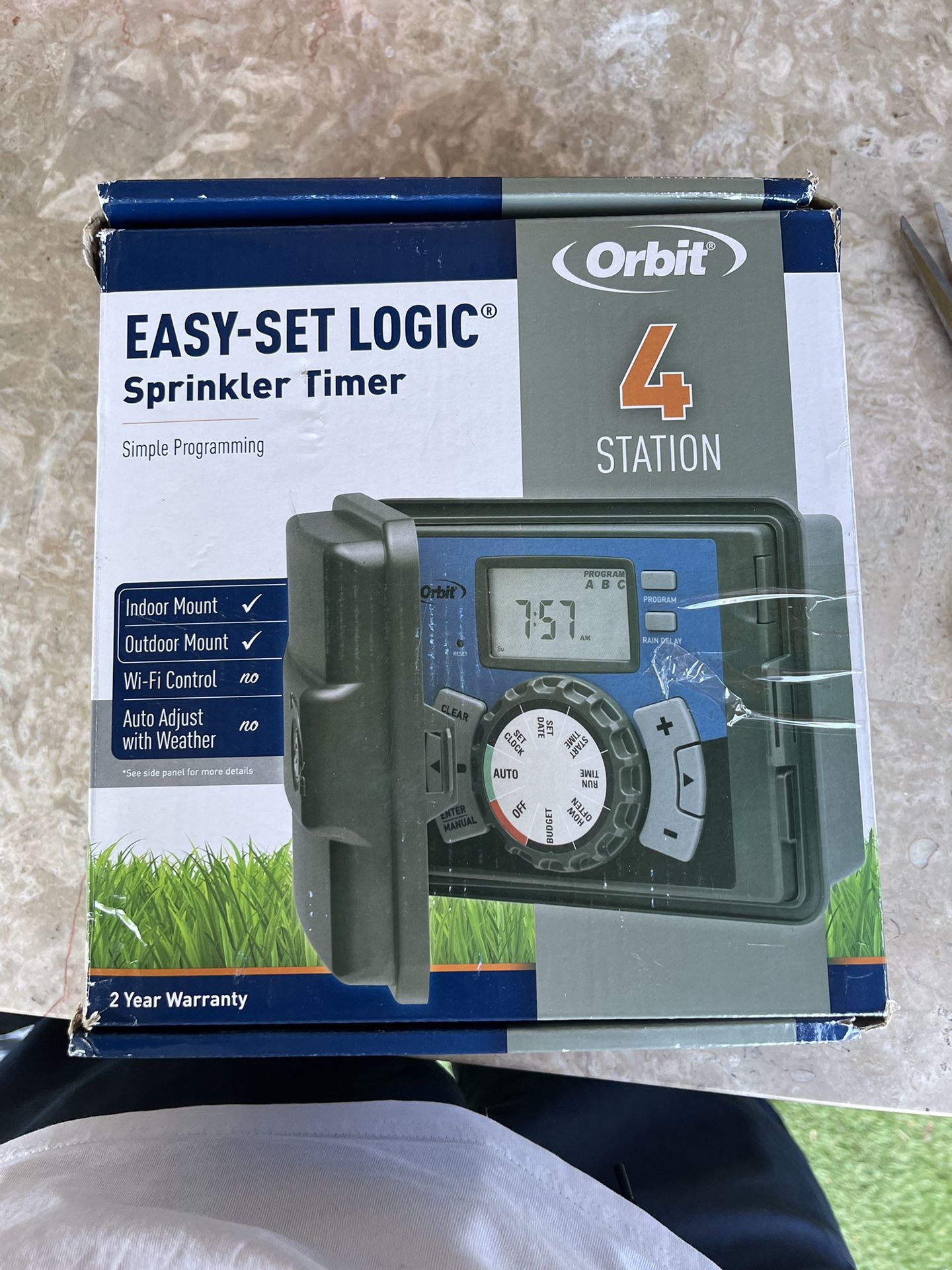 Orbit 4 Station Digital Indoor/outdoor Irrigation Timer