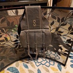 Vintage Leather Saddle Bags 