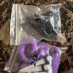 Ear Gauges & Earrings W/ Cross