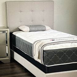 Brand New Twin Beds For Sale/Complete Bed Frame With New Mattress/Fast Delivery
