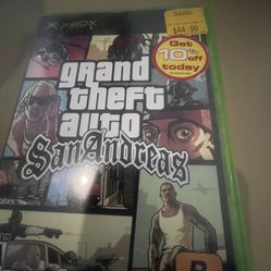 Original Xbox Gta San Andreas Game