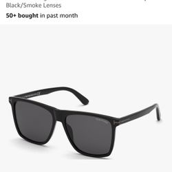 Tom Ford Sunglasses FT 0832 -N Fletcher 01A Shiny Black/Smoke Lenses