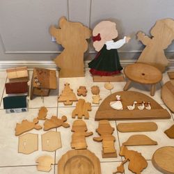 Unfinished Tole Pieces - New