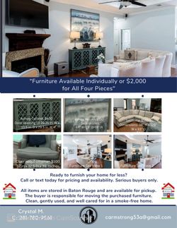 Baton Rouge Furniture Drop!