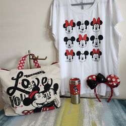 Minnie & Mickey Mouse 4 - Piece Bundle