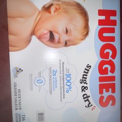 Brand New Box Of Size 6 Huggies Diapers 