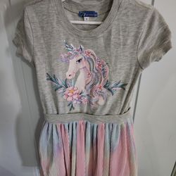 5t girls Unicorn dress